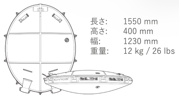 ICAROS Cloud_寸法図